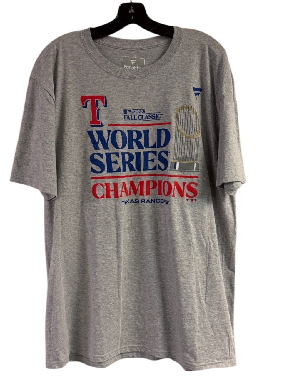 New Fanatics Texas Rangers Baseball Championship 2023 Tee Size XL